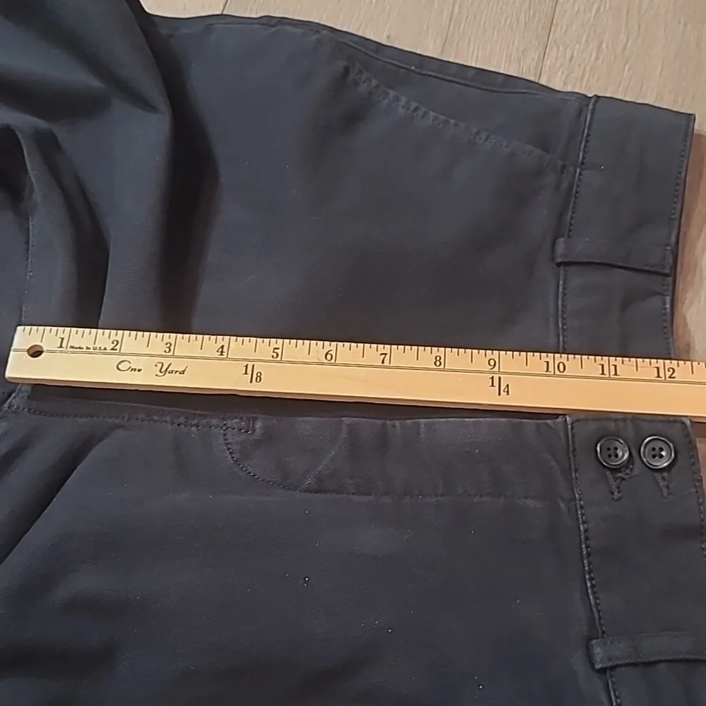 EUC Everlane Jeans Women's sz 6 Black High Rise Wide Leg Crop Pants